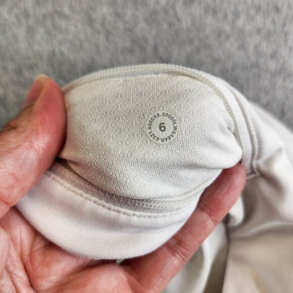 Lululemon Skort Womens 6 White Pace Rival Skirt Owasso Oklahoma Cheer Leading - Picture 10 of 15